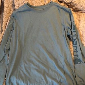 Carhartt green long sleeved t-shirt. Size L.